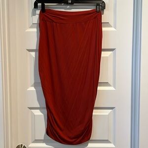 Logo Layers midi skirt, sz L